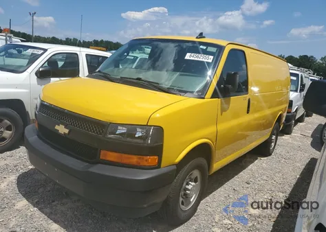 2021 Chevrolet Express G2500 from USA, damaged, VIN 1GCWGAFP2M1166889